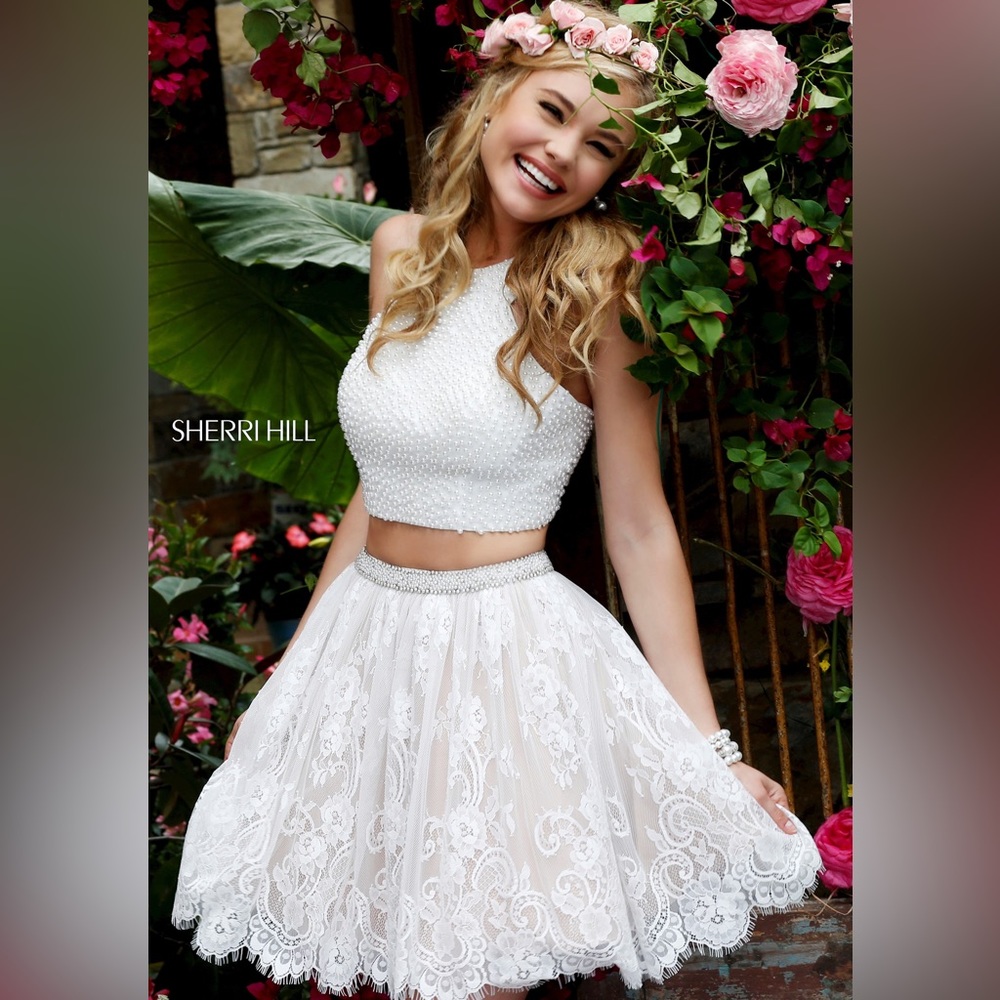 Sherri Hill, size 0, worn once! Excellent condition!